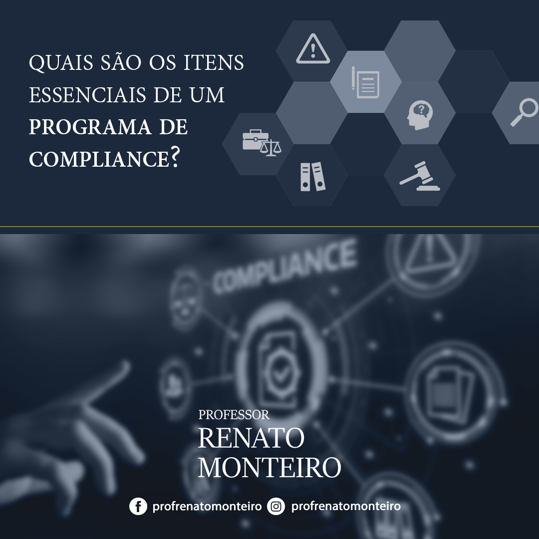 Quais são os itens essenciais de um Programa de Compliance?